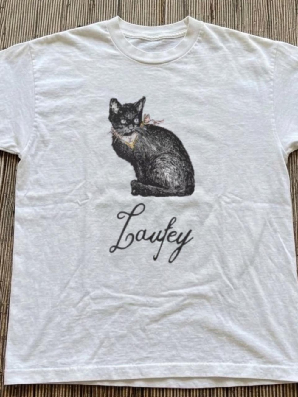 White Cat Graphic Tee - Pet Lover Shirt